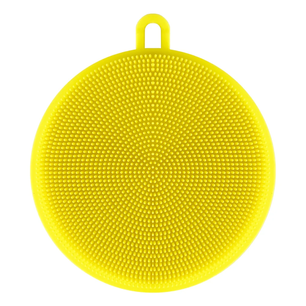 Round Silicone Scourer